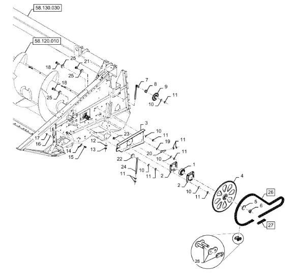 309662 - болт типа банджо